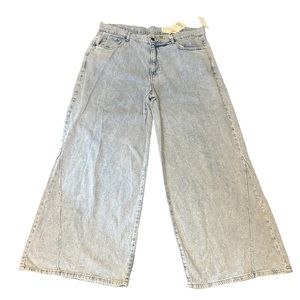 a.n.a Women’s High-Rise Super Wide Leg - Snow Wash - Size 18